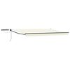 vidaXL Electric Retractable Awning Cream and Anthracite 4.5 x 3 m