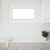 vidaXL Basement Window "RISOR" 100x70 cm Tilt&Turn DIN Left White