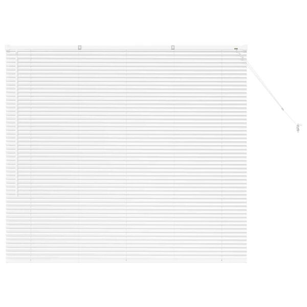 vidaXL Venetian Blinds Height Adjustable White 130 x 140 cm Aluminium