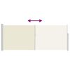 vidaXL Retractable Side Awning 120 x 300 cm Cream