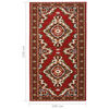 vidaXL Runner Rug BCF Oriental Red 100x150 cm