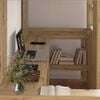 vidaXL Loft Bed Frame with Desk with Storage Artisan Oak 80 x 200 cm