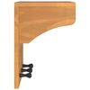 vidaXL Wall-mounted Coat Rack SANDNES 43x30x42 cm Solid Wood Pine