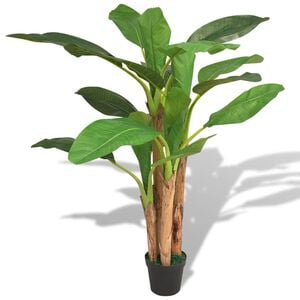 vidaXL Artificial Plant | Green | Plastic, Real wood, Iron wire | Extra Tall