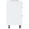 vidaXL Kitchen Base Cabinet "Lucca" High Gloss White Engineered Wood