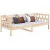 vidaXL Day Bed without Mattress Solid Wood Pine 90x200 cm