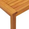 vidaXL Side Table Oil Natural Solid Acacia Wood