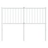 vidaXL Metal Headboard White 120 cm