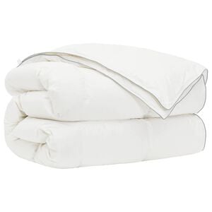 vidaXL Duvet FULDA 140 x 200 cm 4 Seasons 310 GSM 90% Goose Down White