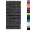 vidaXL Premium Bath Towels "SOLUND" 10 pcs Anthracite 100x150 cm 600 gsm