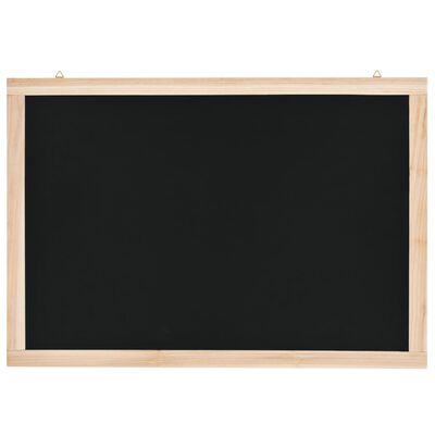 vidaXL Wall-Mounted Blackboard Cedar Wood 40x60 cm