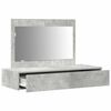 vidaXL Dressing Table Grey 100 x 40 x 70 cm Engineered Wood