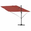 vidaXL Umbrella Terracotta 351 x 250 x 260 cm Polyester and Aluminium