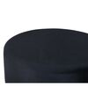 Venture Home Pouffe Pippi 45.5x45.5x46.5 cm Velvet Black and Copper
