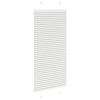 vidaXL Pleated Blind Light Grey 60x100 cm Fabric Width 59.4 cm Polyester