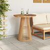 vidaXL Side Table Brown 70 x 70 x 75 cm Solid Teak Wood