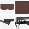 vidaXL Electric Retractable Awning Brown 3 x 2.5 m