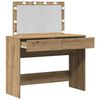 vidaXL Dressing Table Artisan Oak 100 x 40 x 120 cm Engineered Wood