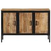 vidaXL Sideboard 105x35x70 cm Solid Rough Wood Mango