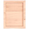 vidaXL Bathroom Countertop 40x50x(2-6) cm Untreated Solid Wood