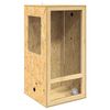 vidaXL Terrarium Brown 50 x 50 x 100 cm OSB