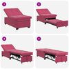 vidaXL Sofa Bed Wine Red 194 x 67 x 82 cm Velvet