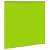 vidaXL Roller Blind Blackout Leaves Green 155x150 cm Fabric Width 151.6 cm Polyester