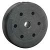 vidaXL Weight Plates 4 pcs Black &Oslash; 21.5 x 3.8 cm