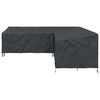 vidaXL Furniture Cover Black 270 x 270 x 80 cm 600D Oxford Fbric
