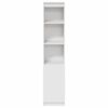 vidaXL Highboard White 37.5x35x180 cm Engineered Wood
