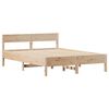 vidaXL Bed Frame without Mattress 150x200 cm King Size Solid Wood Pine