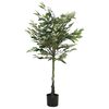 vidaXL Artificial Ficus Tree 480 Leaves 130 cm Green
