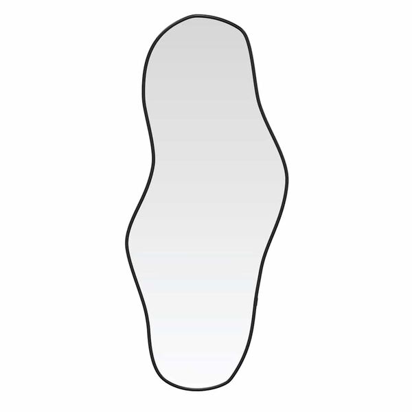 vidaXL Wall Mirror Black 60x25 cm