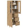 vidaXL Highboard Artisan Oak 69.5 x 34 x 180 cm Engineered Wood