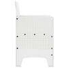 vidaXL Garden Chair 4 pcs White 53 x 49 x 85 cm PP