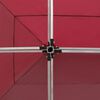 vidaXL Professional Folding Party Tent Aluminium 6x3 m Wine Red