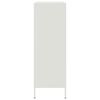 vidaXL Highboard White 68x39x113 cm Steel