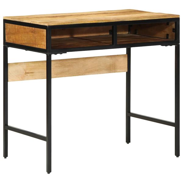 vidaXL Writing Desk with Drawer Brown 80 x 50 x 75 cm Solid Mango Wood