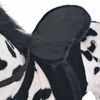 vidaXL Standing Plush Toy Horse Black and White XXL