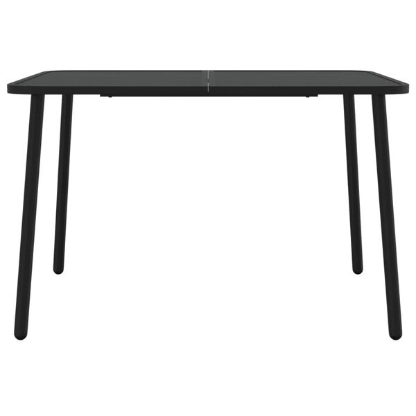 vidaXL Garden Table Anthracite 110x80x71 cm Steel