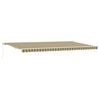 vidaXL Retractable Awning Retractable Manual Multicolour 600 x 300 cm