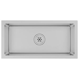 vidaXL Handmade Kitchen Sink Stainless Steel