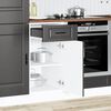 vidaXL Kitchen Base Cabinet&nbsp;Porto Black Engineered Wood