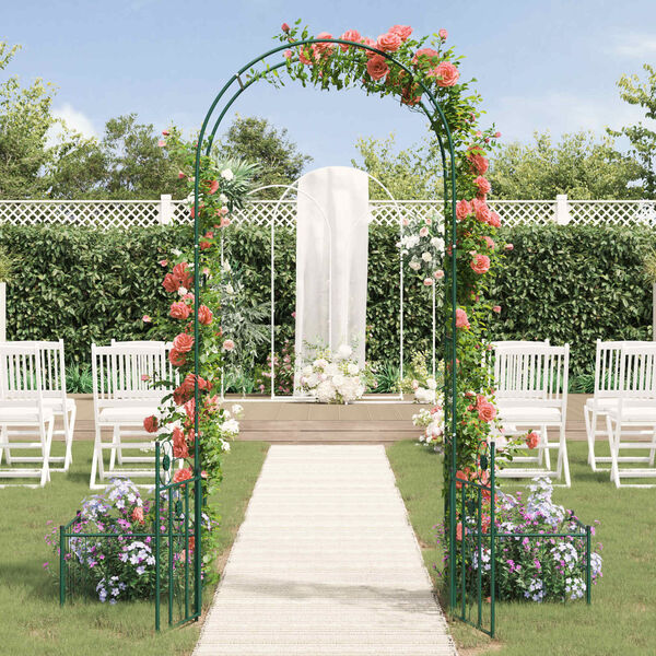 vidaXL Garden Arch with Lock Green 203 x 50 x 218 cm