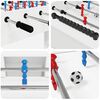 vidaXL Foosball Table White 125 x 60.5 x 80 cm Engineered Wood