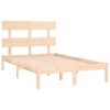 vidaXL Bed Frame without Mattress 150x200 cm King Size Solid Wood