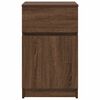 vidaXL Bedside Cabinet Brown Oak 39x35x65 cm Engineered Wood
