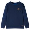 vidaXL Kids'Sweatshirt Navy Melange 116