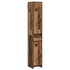 vidaXL Bathroom Cabinet Old Wood 30 x 33 x 190 cm Engineered Wood