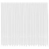 vidaXL Lace Curtain with Curtains Floral White 260 x 500 cm Polyester